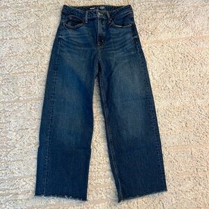 Old Navy Extra High Rise Ski-High Wide Leg Jeans